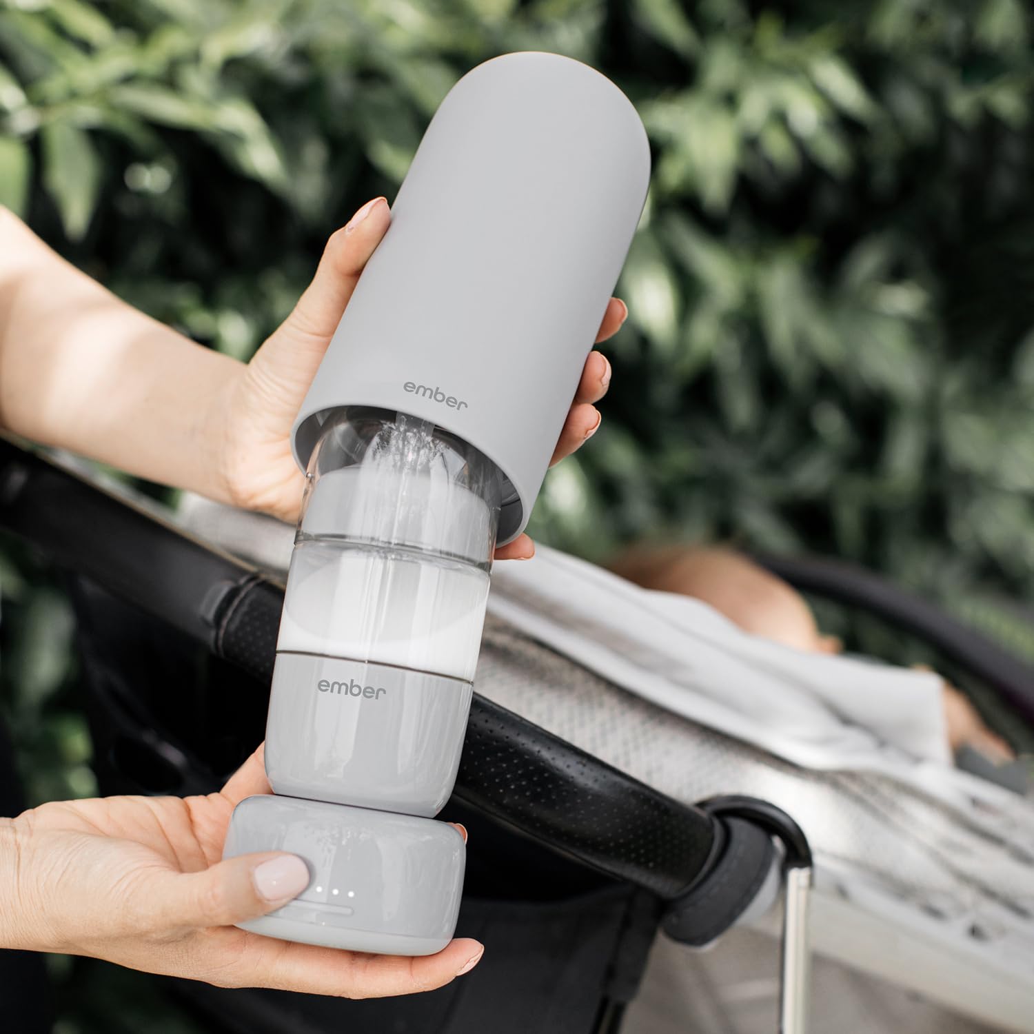 Ember Baby Bottle System Plus - Smart Temperature Control Baby Bottle for Newborns & Infants | Perfect for Feeding at Home, Travel & On-the-Go