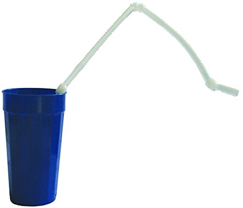 Kinsman 28-Inch Extra Long Flexible Drinking Straws - Pack of 200 - Perfect for Smoothies, Milkshakes, and Tall Glasses