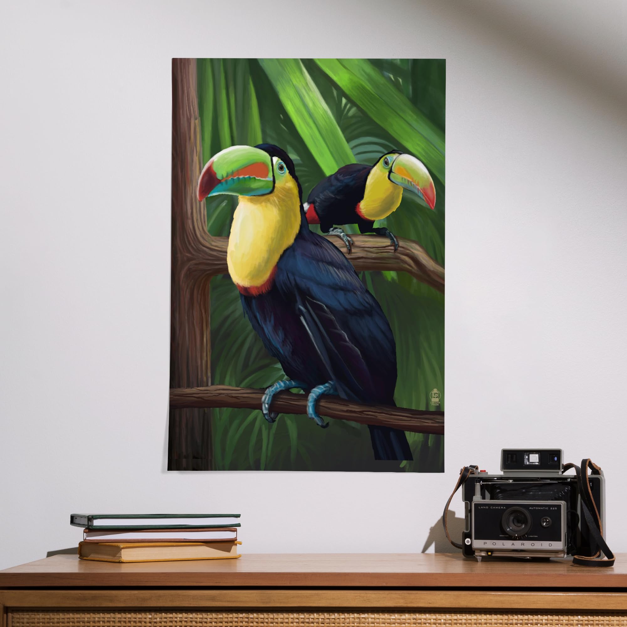 Lantern Press 16x24 Inch Giclee Print - Vibrant Toucan Bird Wall Art for Home & Office Decor | Perfect for Living Room, Bedroom or Tropical Themed Spaces