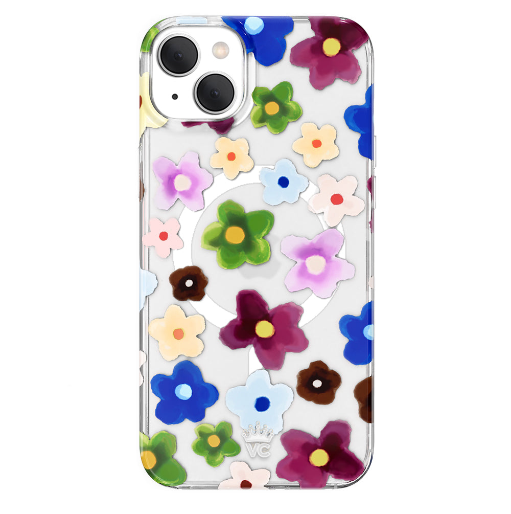Flower Power iPhone Case - Vibrant Floral Design Protective Cover for iPhone 12/13/14/15 Pro Max - Perfect for Spring, Summer & Boho Style Lovers