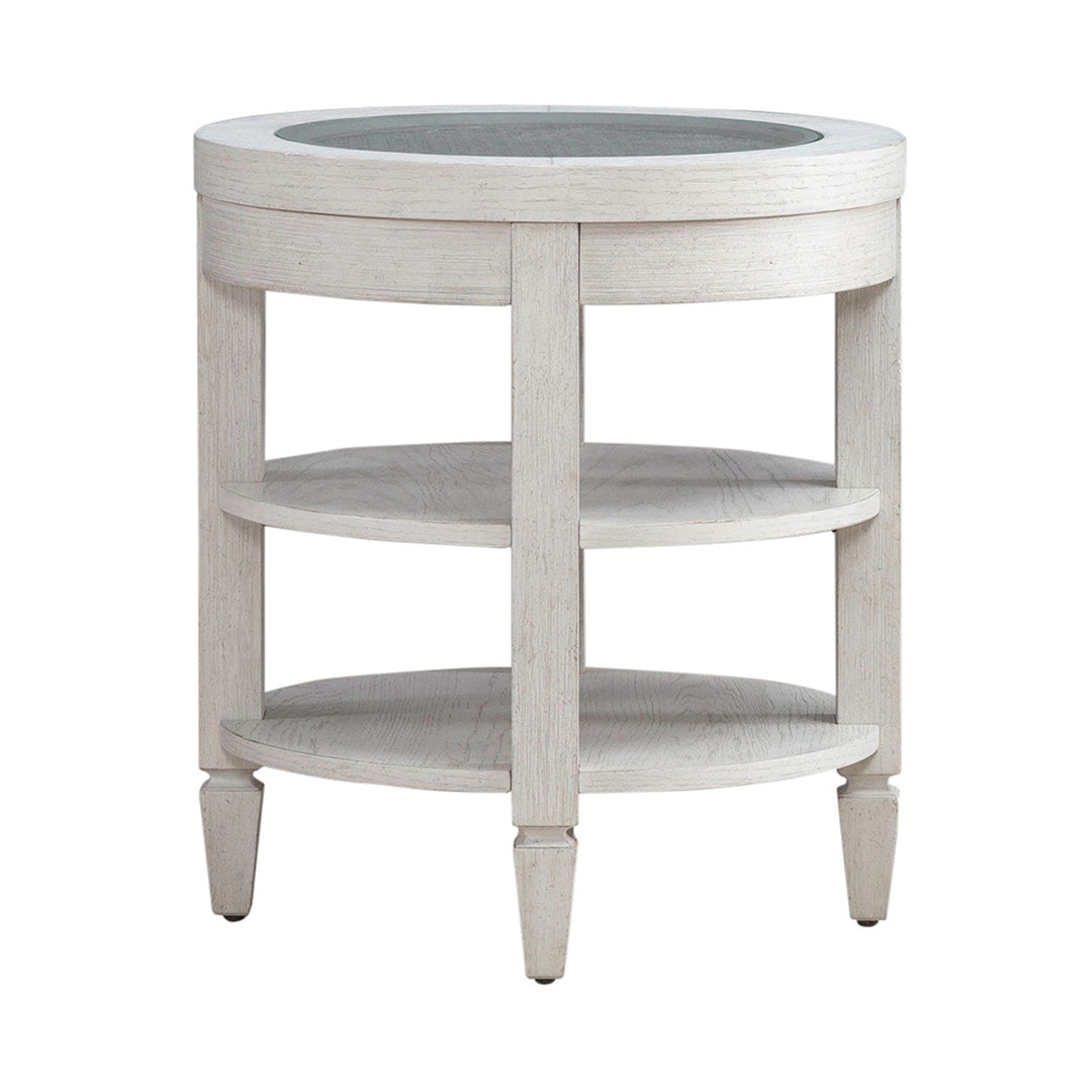 Caruso Heights Side Table - Modern End Table with Storage Shelf for Living Room, Bedroom & Office - Stylish Accent Table for Home Decor