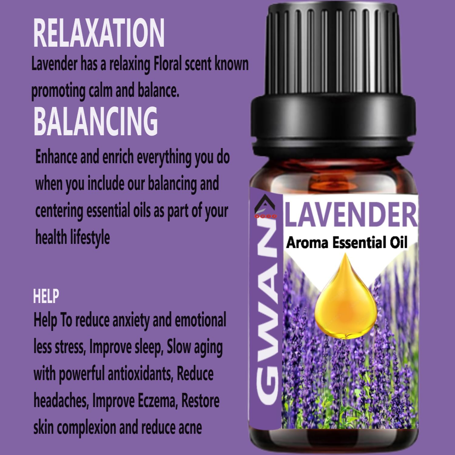 Premium Essential Oil Set for Aromatherapy - 5 Pack (Lemongrass, Lavender, Jasmine, Rose, Sandalwood) 10ml Each - Natural Home Fragrance Oil for Diffusers, Relaxation & Stress Relief - Perfect for Spa, Yoga & Bedroom