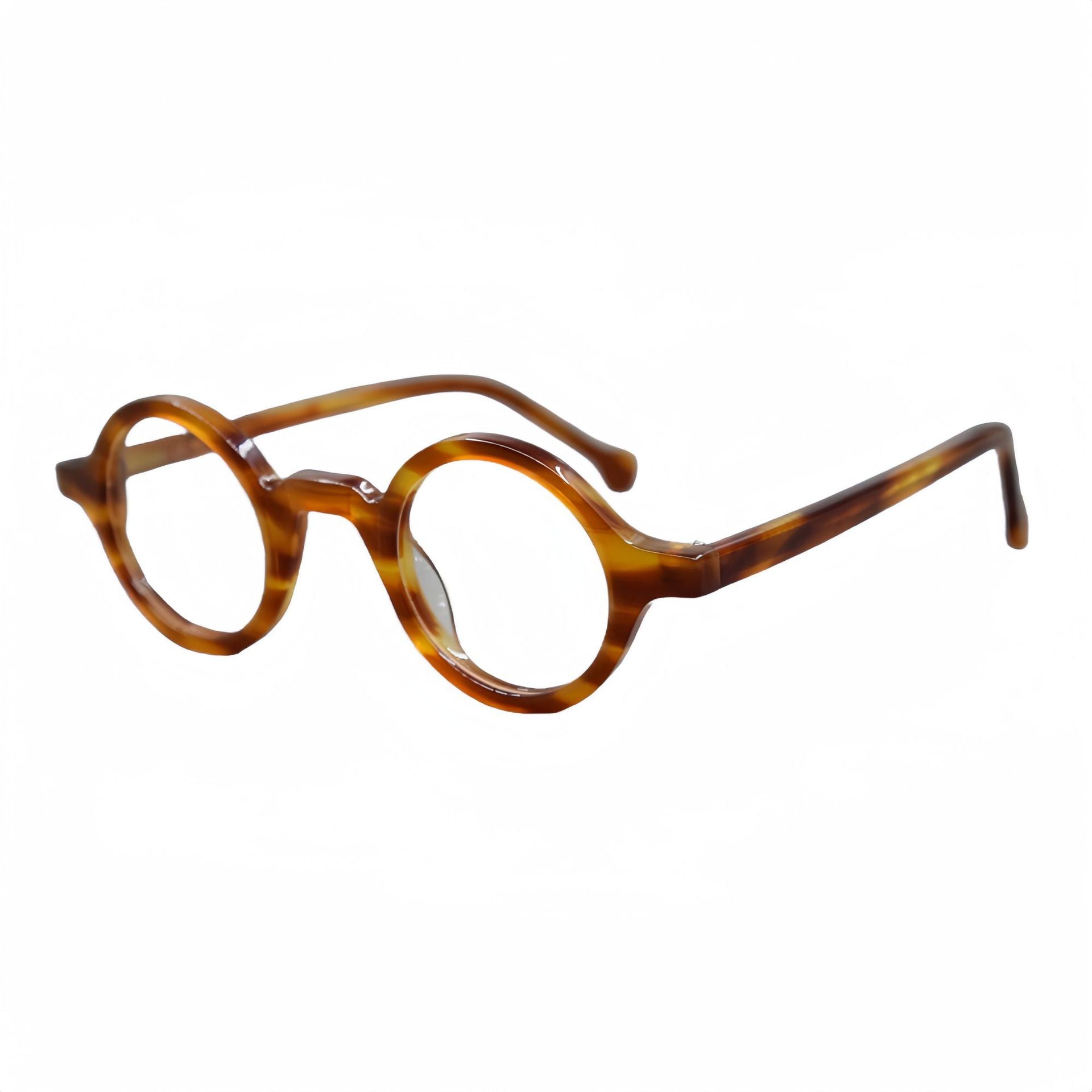 Stylish Acetate Round Glasses Frames JF B002 - Trendy Unisex Eyewear for Men & Women - Perfect for Reading, Fashion, and Everyday Wear