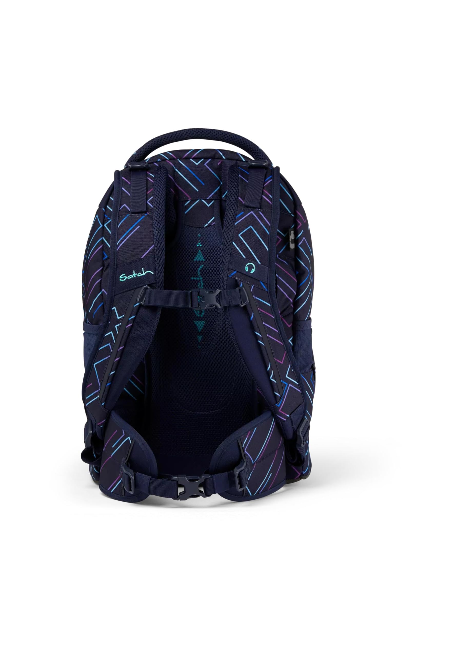 Satch Pack Laser Backpack for Kids & Teens - Unisex Violet (Morado) School Backpack, Lightweight Durable Daypack for School, Travel & Outdoor Activities