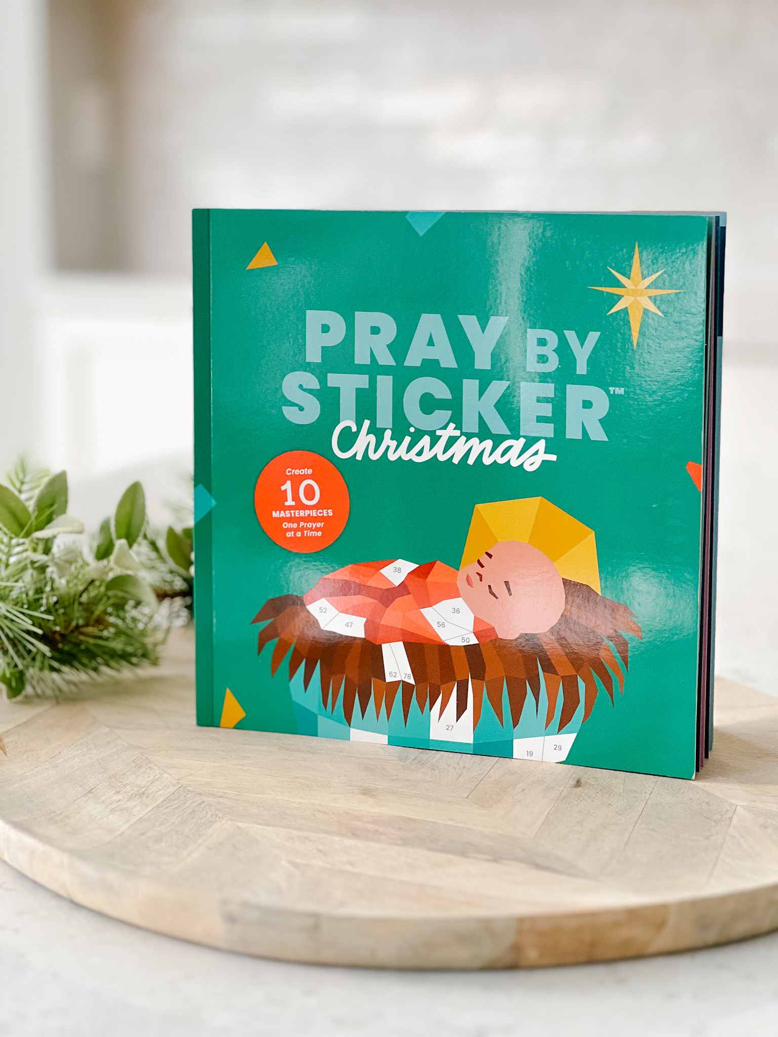 Pray By Sticker Christmas Activity Book for Kids - Fun Holiday Crafts, Bible Stories & Sticker Scenes - Perfect for Family Bonding, Sunday School & Christmas Gifts
