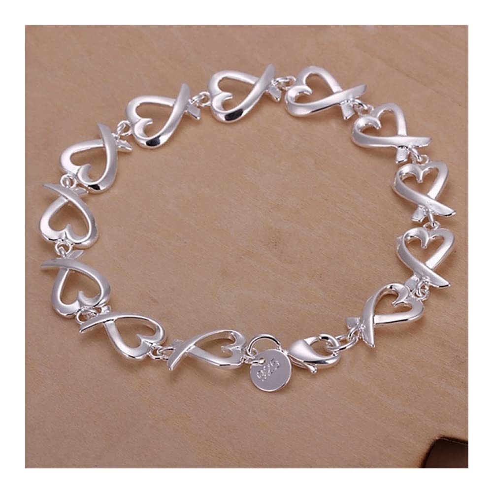 Elegant Silver Bracelets for Women - Dainty Wedding Jewelry Bangle, Cute & Pretty Accessories for Bridal, Party, Date Night & Everyday Wear