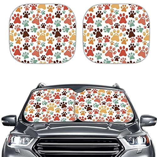 Colorful Dog Paw Print