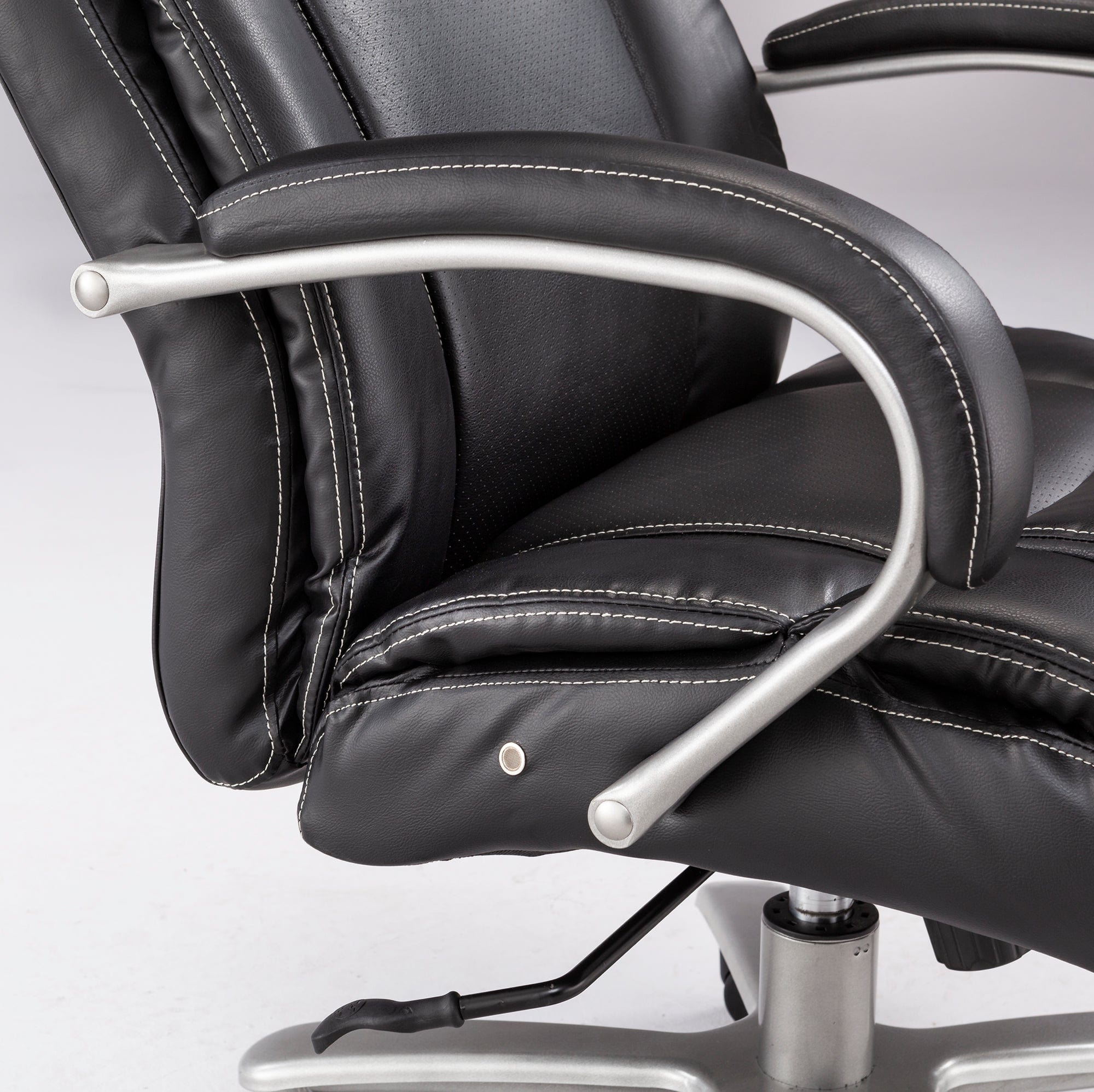 Safco Lineage Big & Tall High Back Executive Office Chair - 500 lb Weight Capacity [3502BL] - Ergonomic Support for Plus-Size Professionals & Home Office Workers