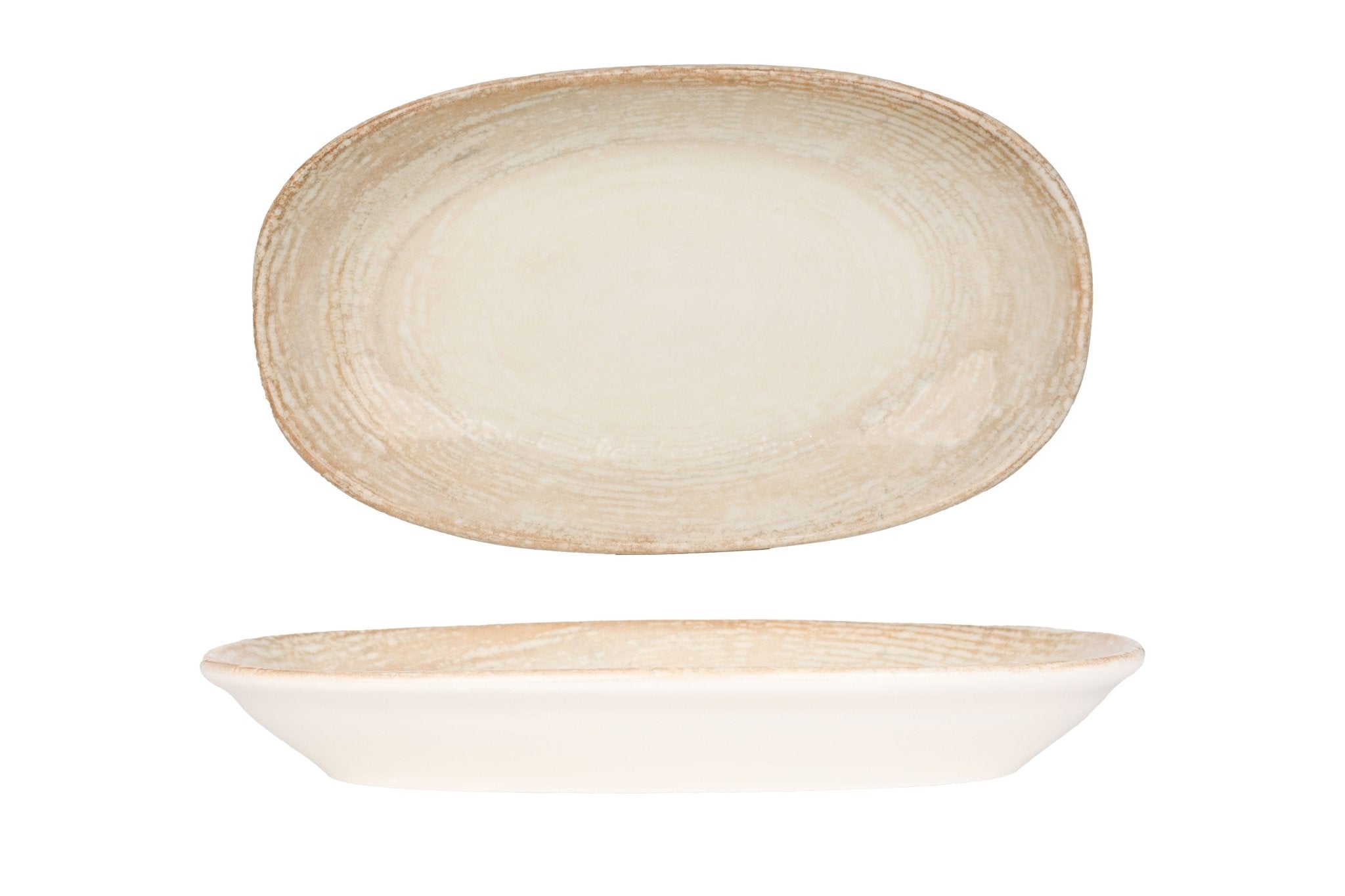 Patera Service Plate 24x14 cm - Elegant Serving Tray for Dining, Entertaining & Home Decor - Perfect for Restaurants, Parties & Gift Giving