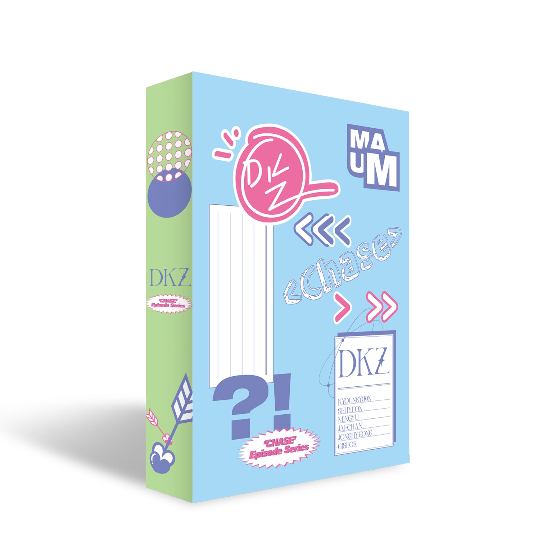 DKZ 7th Single Album 'CHASE EPISODE 3. BEUM' - K-Pop Chase Series Limited Edition Package | Perfect for K-Pop Collectors & Fans of Korean Music