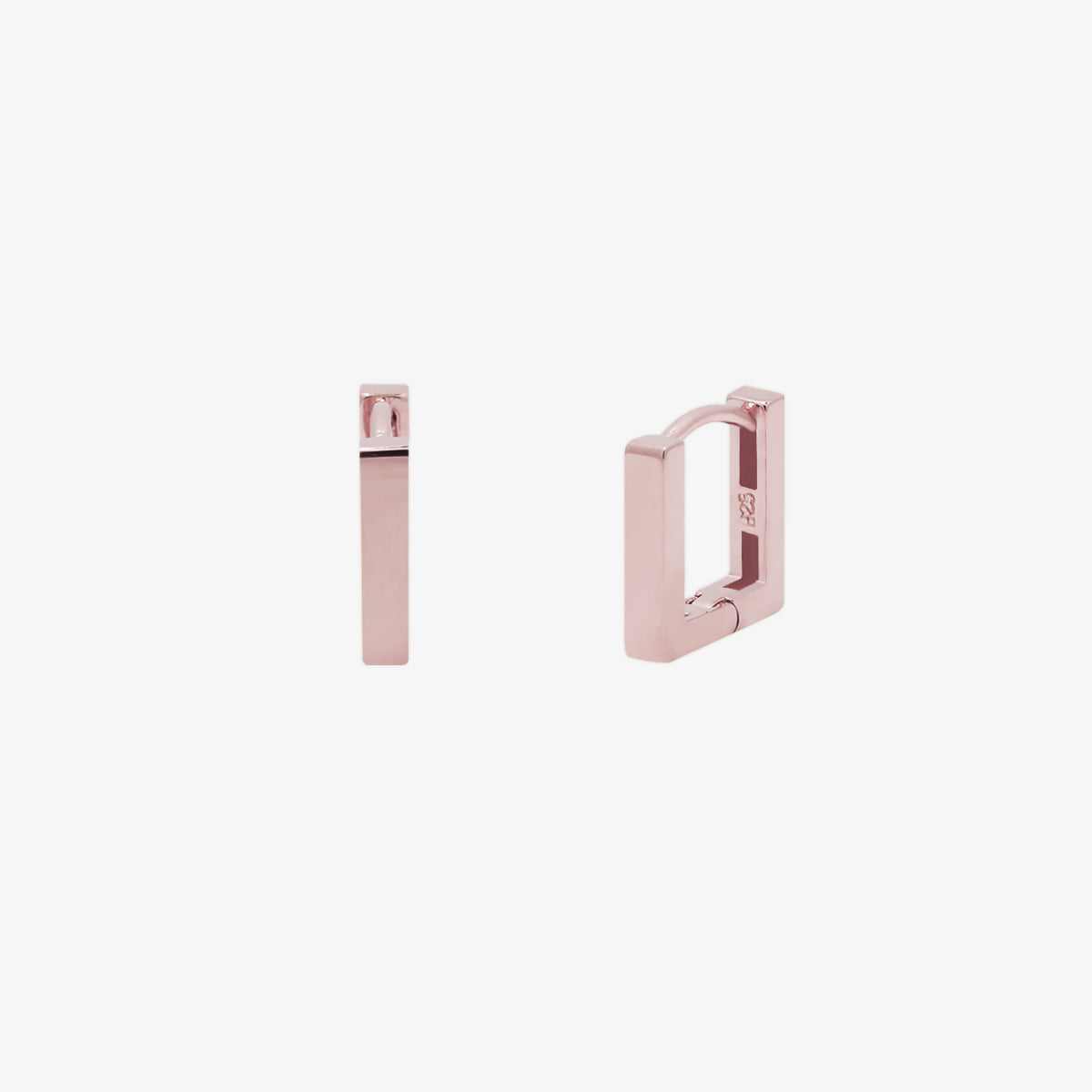 Stylish Block Square Huggie Earrings for Women - Trendy Geometric Hoop Earrings for Everyday Wear, Parties & Gifts