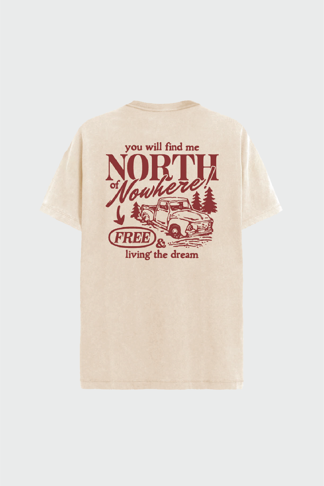 North of Nowhere x TEAMLTD Festival T-Shirt - Stylish Graphic Tee for Music Festivals, Concerts & Casual Wear