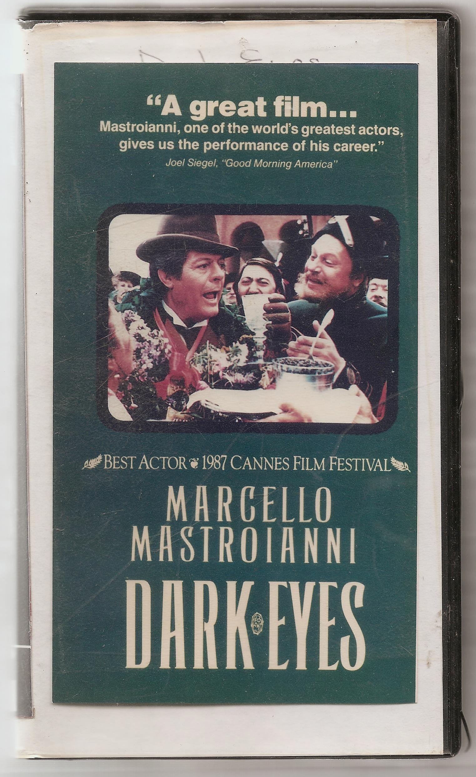 Dark Eyes [VHS] - Classic Romantic Drama Movie | Perfect for Vintage Film Collectors & 80s Cinema Lovers | Great for Movie Nights & Nostalgic Viewing