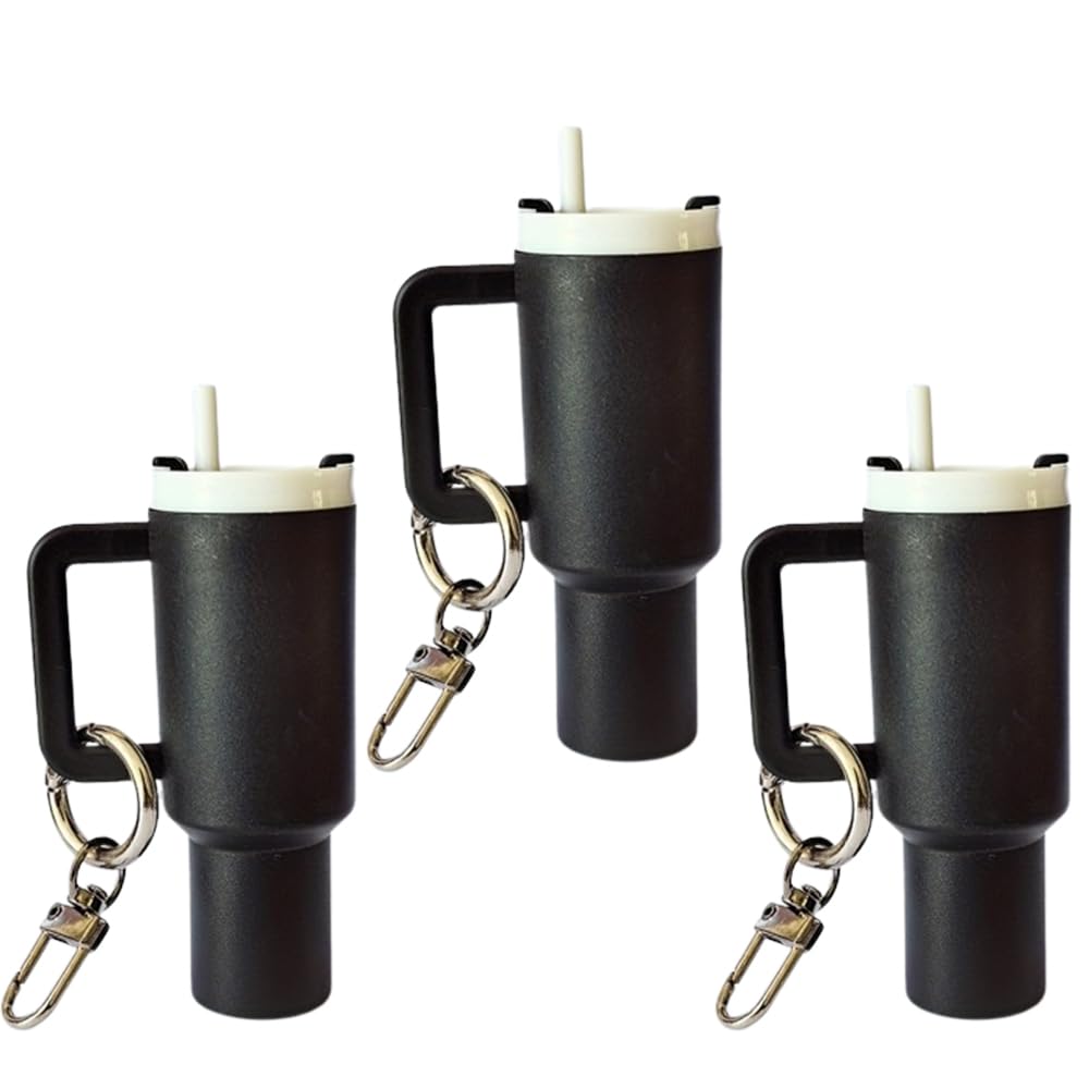 Detachable Mini Tumbler Keychain with Lipstick Storage - Cute Cup Keychain for Women, School Bag Accessory & Backpack Charm - Perfect for Daily Use, Travel, and Gift Giving