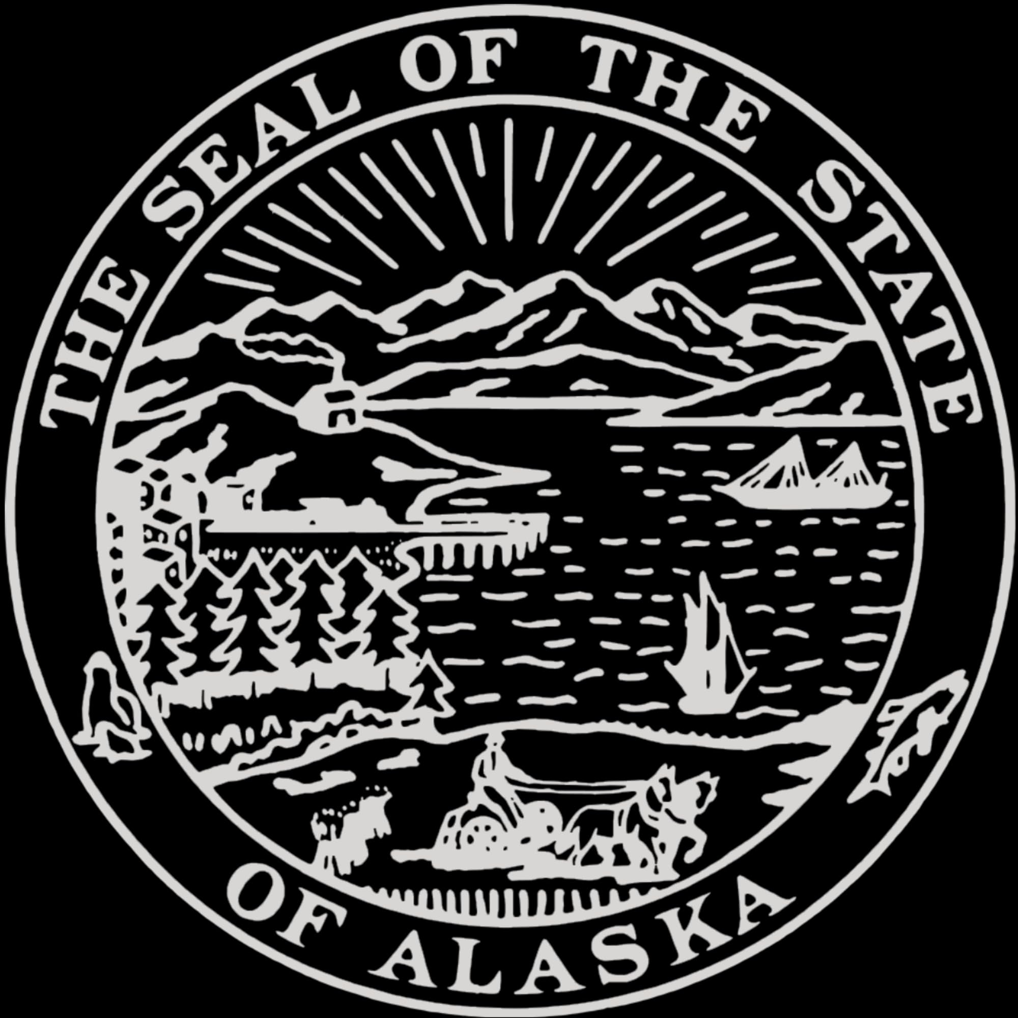 Alaska State Certificate Frame 8.5x11 Inches - Gold Embossed Cherry Wood Frame with Black Mat - Perfect for Diplomas, Awards & Office Decor