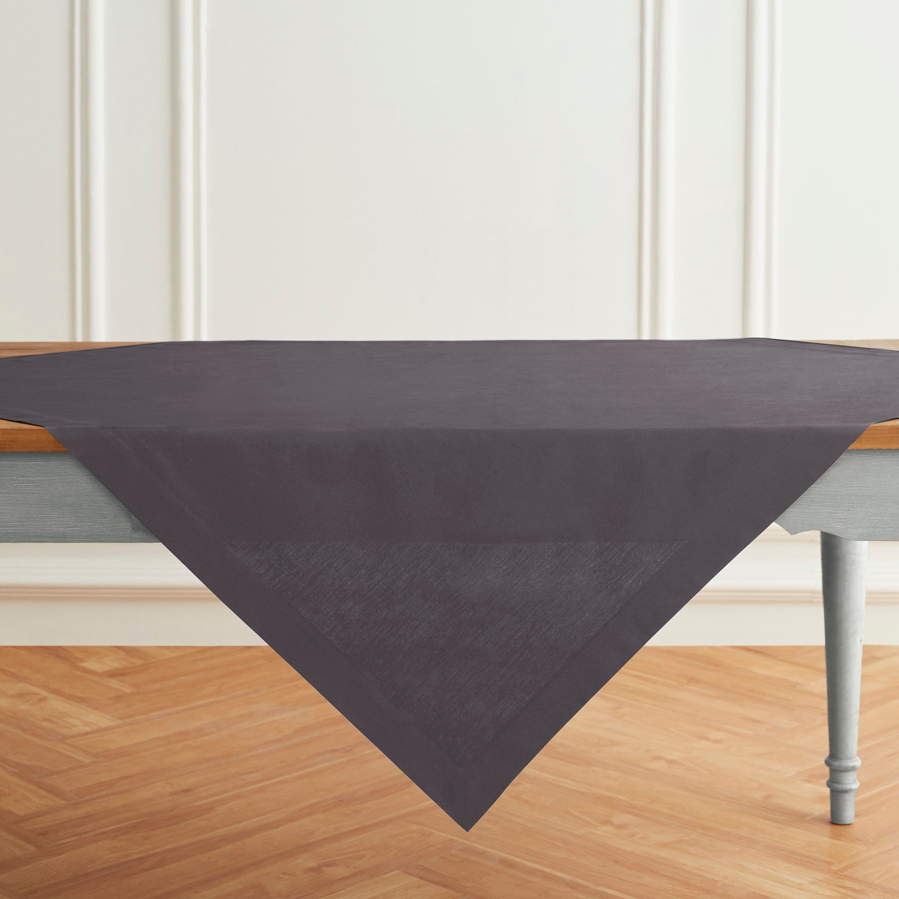 Premium Dru Cotton Linen Table Throw - Soft & Durable Table Cover for Dining Room, Kitchen, or Outdoor Picnic - Elegant Home Decor & Party Tablecloth