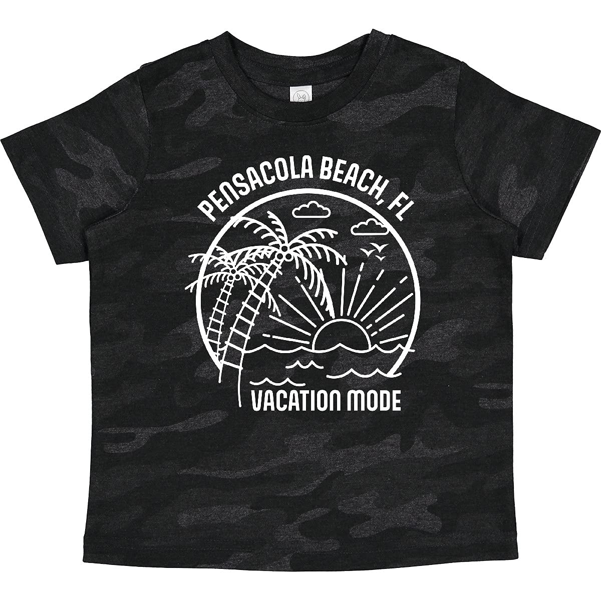 Inktastic Summer Vacation Mode Pensacola Beach Florida Toddler T-Shirt - Cute Graphic Tee for Boys & Girls - Perfect Beach Trip, Family Vacation & Florida Souvenir Gift