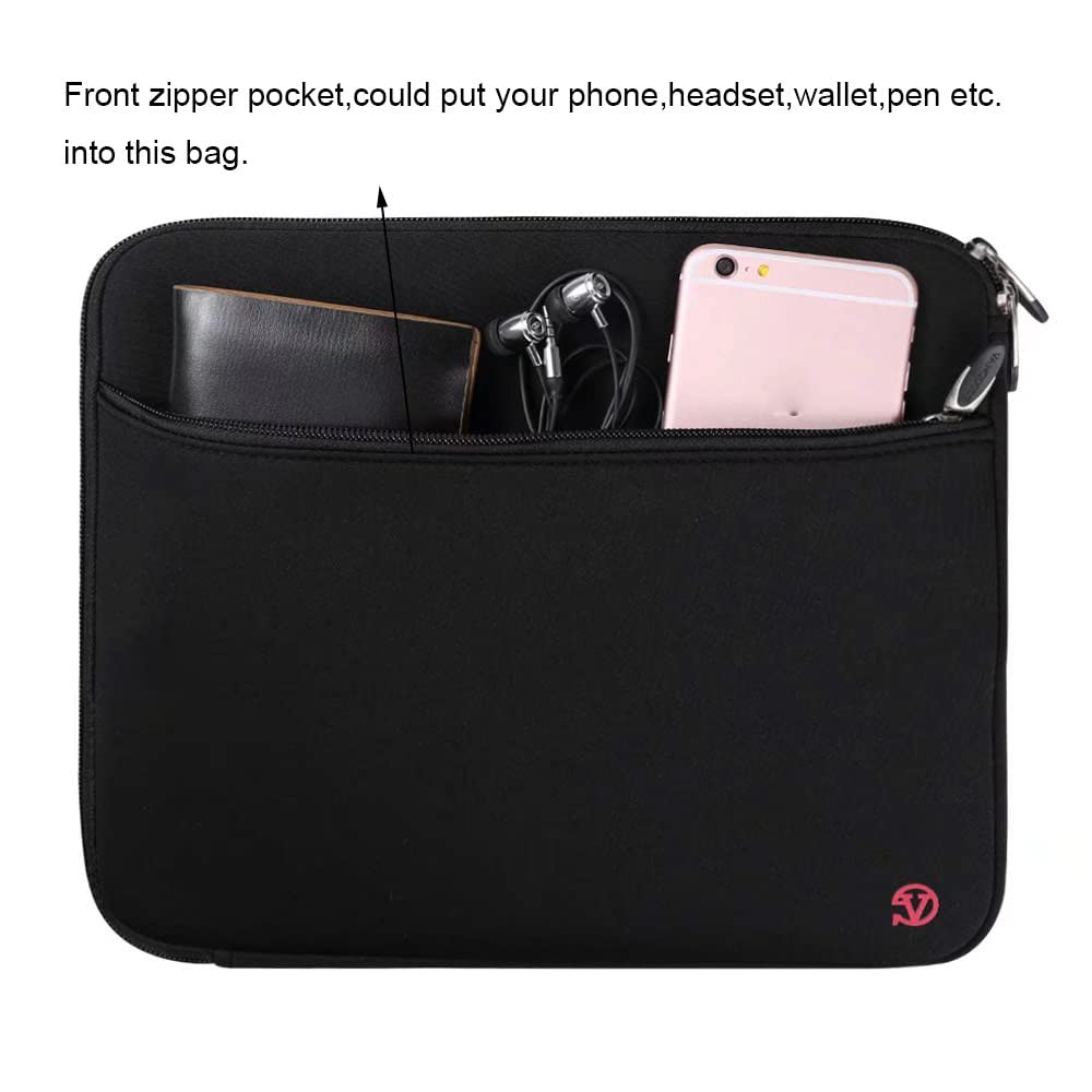 10-12.5 Inch Laptop Sleeve Bag for Dell, Lenovo, Microsoft, Samsung, Acer & Asus - Protective Neoprene Case for Work, School & Travel