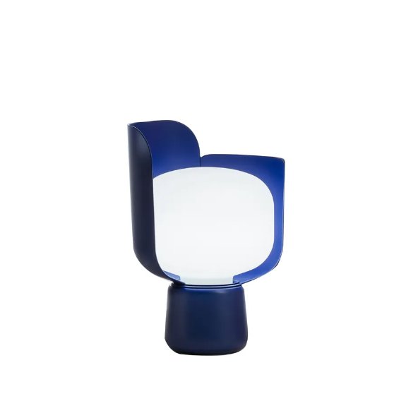 Blom Table Lamp by FontanaArte - Modern LED Bedside Lamp with Adjustable Brightness for Living Room, Bedroom & Office Decor