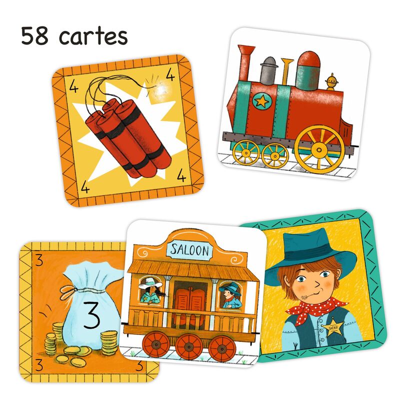 Golden Train Card Game - Fun Family Board Game for Kids & Adults - Perfect for Parties, Game Nights & Travel