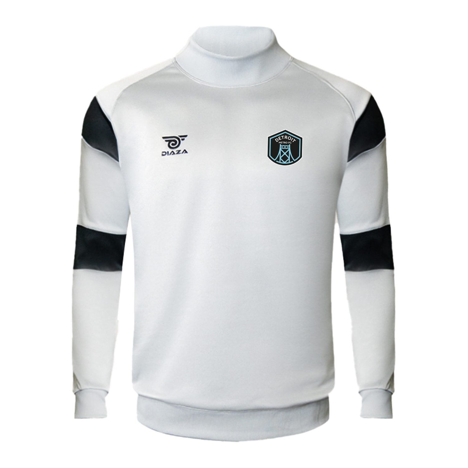 Detroit Metro FC Tortuga Sweater Grey - Men's Casual Pullover Hoodie for Soccer Fans, Streetwear & Game Day Outfits