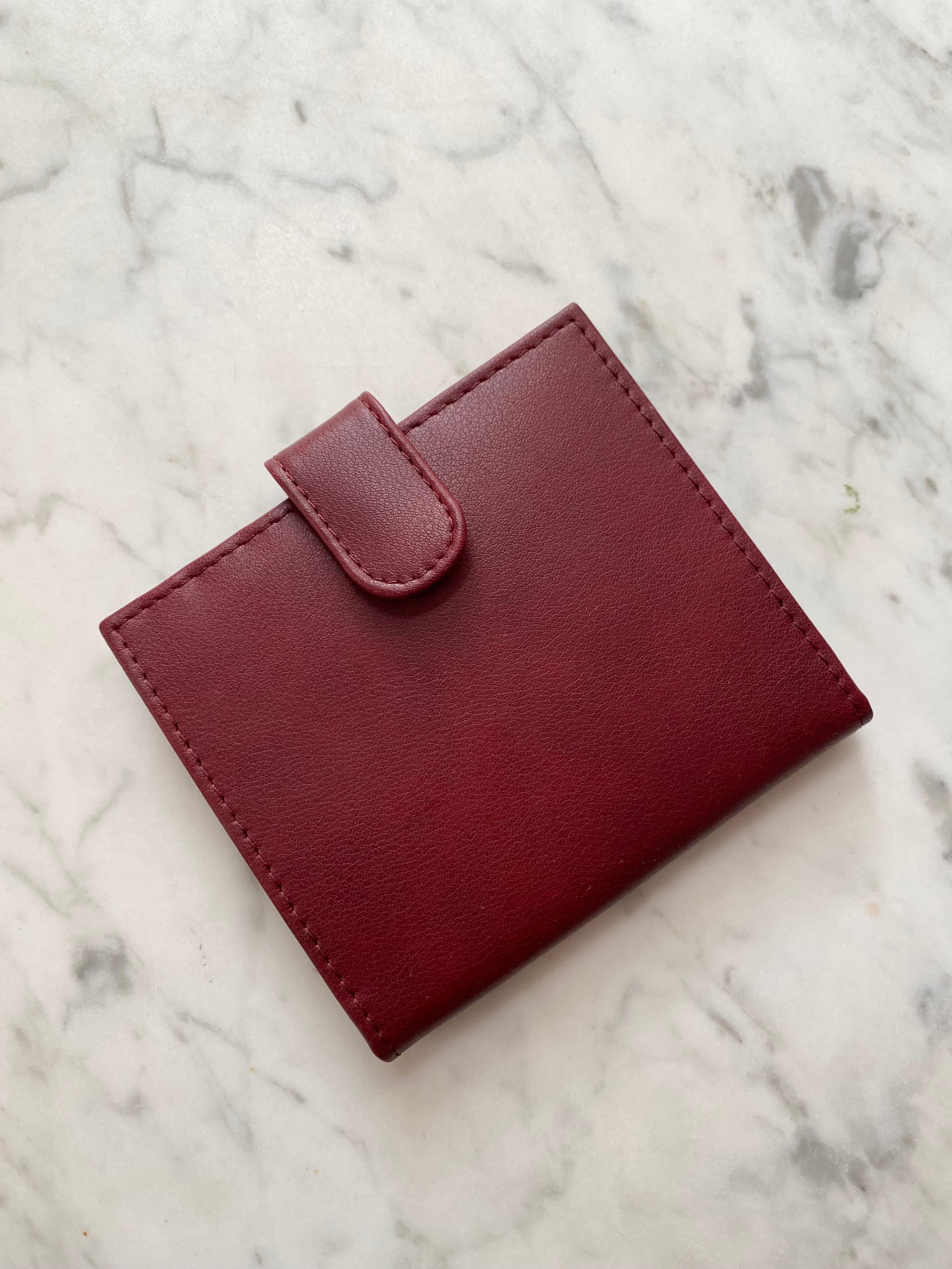 Novacas Genuine Leather Lilas Wallet in Bordeaux - Stylish & Durable Women's Wallet for Everyday Use, Travel & Gift Giving