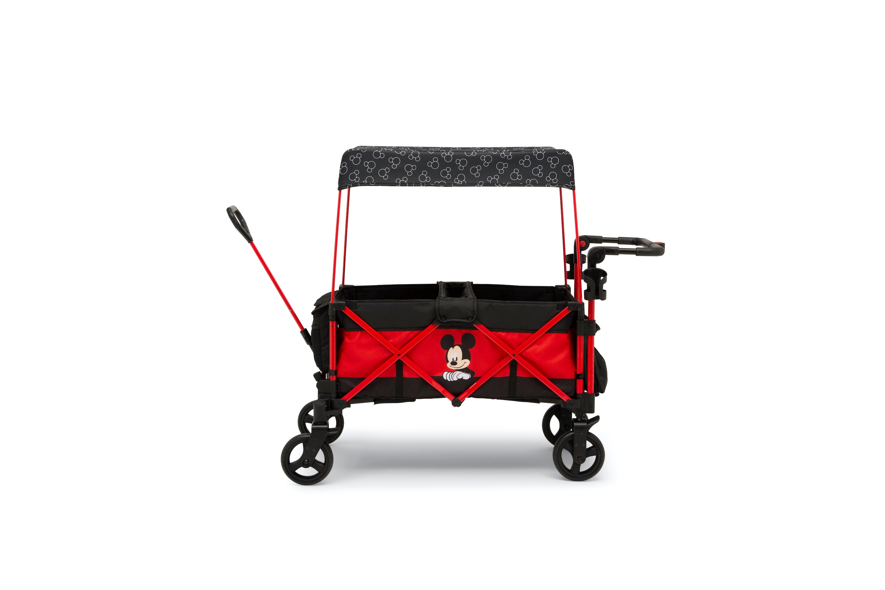 Disney Mickey Mouse Stroller Wagon for Kids - Lightweight Foldable Baby Stroller with Canopy | Perfect for Park Outings, Beach Trips & Shopping