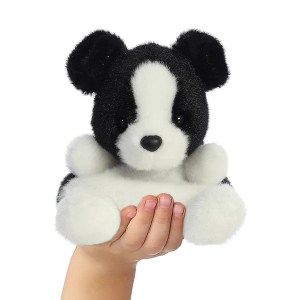 Palm Pals Brodie Collie Dog Plush Toy - Soft Stuffed Animal for Kids, Cute Collectible Puppy Gift for Dog Lovers (Perfect for Cuddling, Decor, and Gifts)