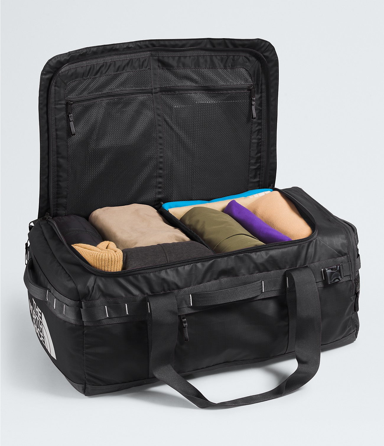 The North Face Base Camp Voyager Duffel 62L - Waterproof Travel Duffel Bag for Camping, Hiking & Outdoor Adventures - Durable Gear for Men & Women