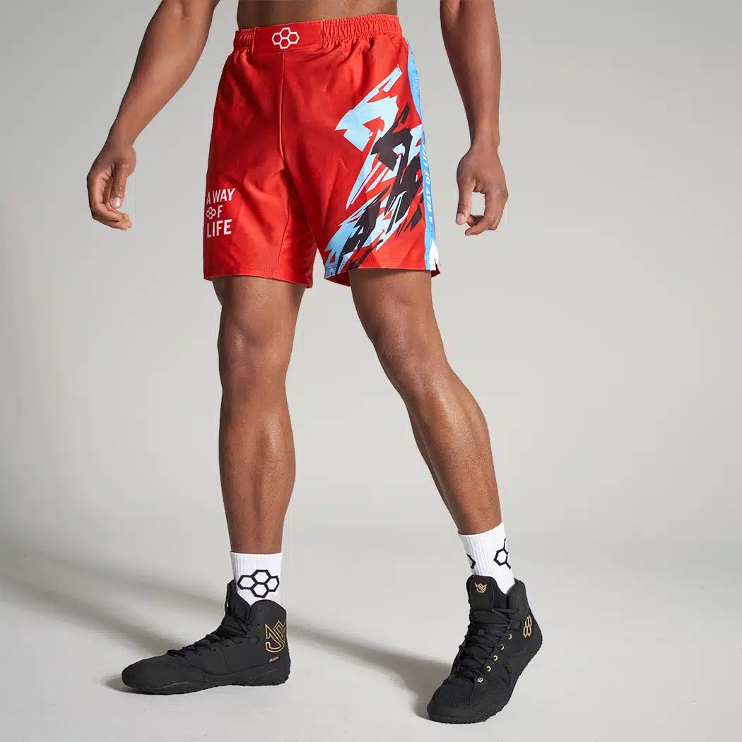 RUDIS Vantage Elite Wrestling Shorts for Men - High-Performance Compression Shorts for MMA, BJJ & Wrestling - Lightweight & Breathable for Training & Competition