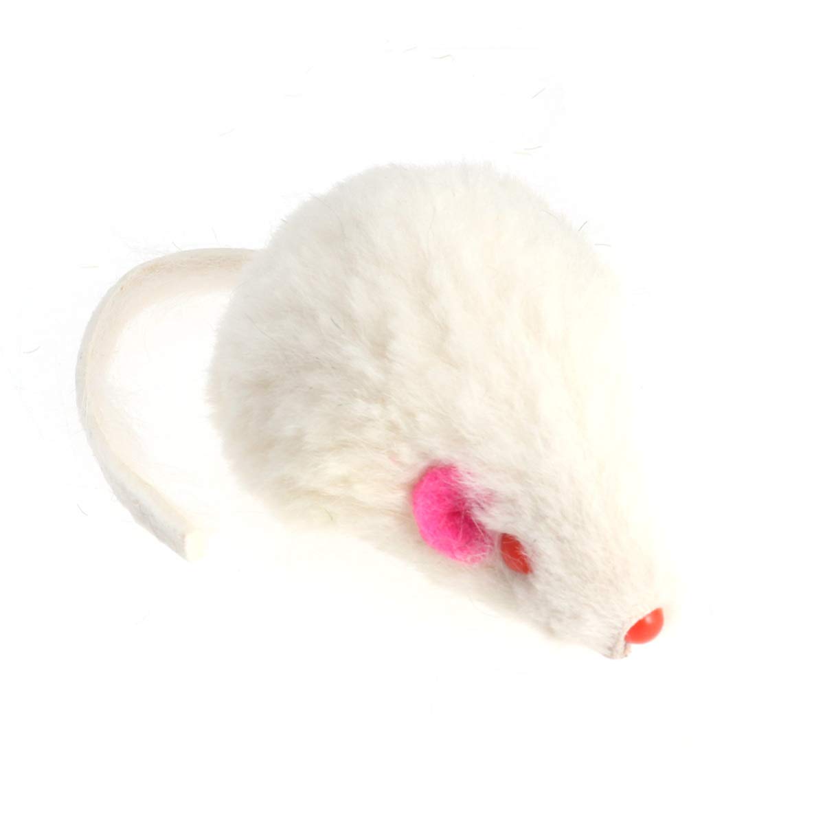 Balacoo 5-Piece Cat Toy Set - Realistic Breathing Mouse, Chew Toy, Ceramic Hamster Hide & Scratcher for Kittens & Small Pets - Perfect for Playtime, Teething & Stress Relief