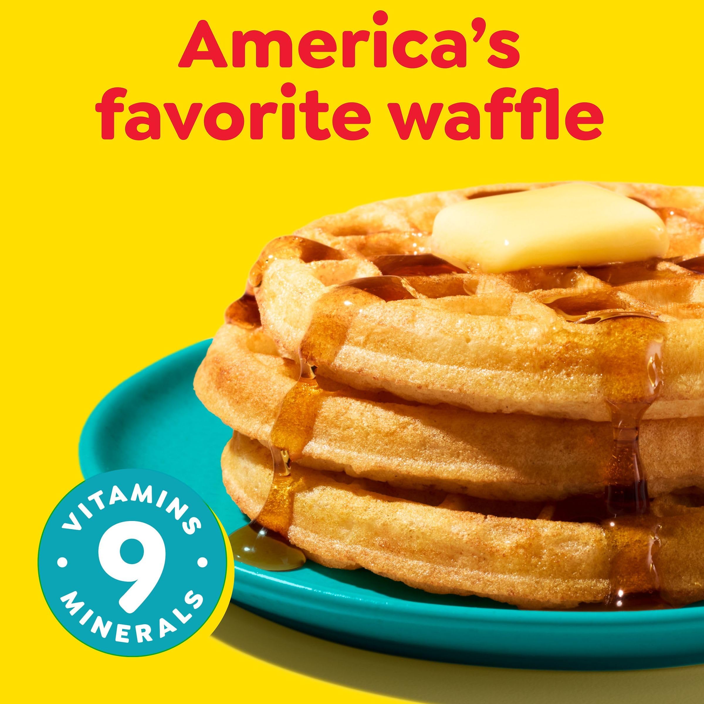 Eggo Frozen Waffles - Buttermilk Breakfast Food, Family Pack 29.6oz (24 Waffles) - Quick & Easy Morning Meal for Busy Families, Kids Breakfast, School Mornings & Weekend Brunch