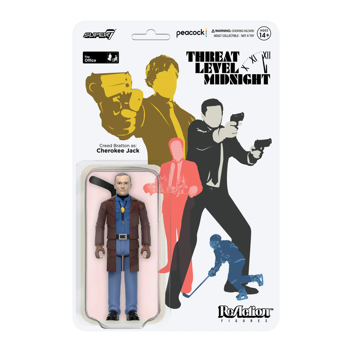 Creed Bratton (Cherokee Jack) The Office Action Figure by Super7 - Collectible TV Show Merchandise for Fans & Office Decor