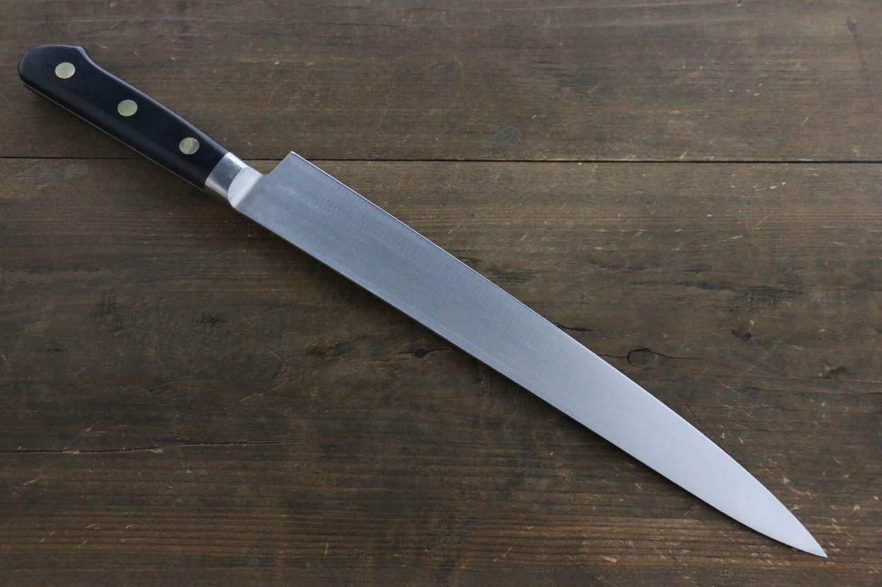 Premium Misono Swedish Steel Sujihiki Knife - Dragon Engraved Japanese Slicing Knife for Sushi, Meat & Delicate Cutting | Professional Chef & Home Kitchen Essential