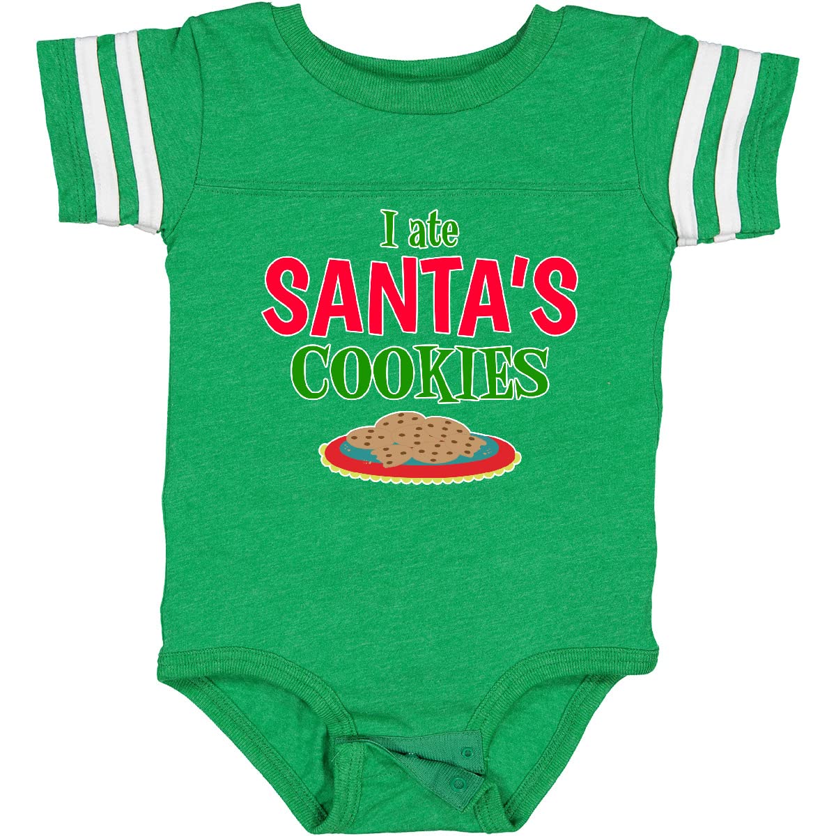 Inktastic Santa Cookies Baby Bodysuit - Fun Holiday Outfit