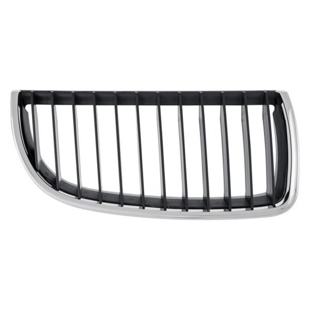 FitParts Front Right Driver Side Grille Compatible with BMW 3 Series Sedan & Wagon 2005-2011 - Direct Replacement for OEM 51137120008 (BM1200167) - Easy Installation & Perfect Fit for Daily Driving & Car Shows