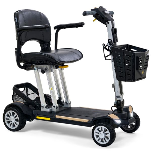 Golden Technologies Buzzaround Carry On Folding Mobility Scooter GB120 - Lightweight Portable Electric Scooter for Seniors & Adults - Perfect for Travel, Shopping & Outdoor Activities