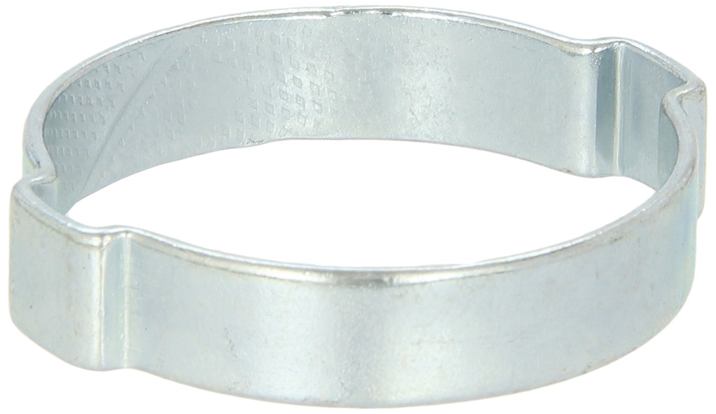 Zinc-Plated Steel Hose Clamp - Double Ear Design, 0.394