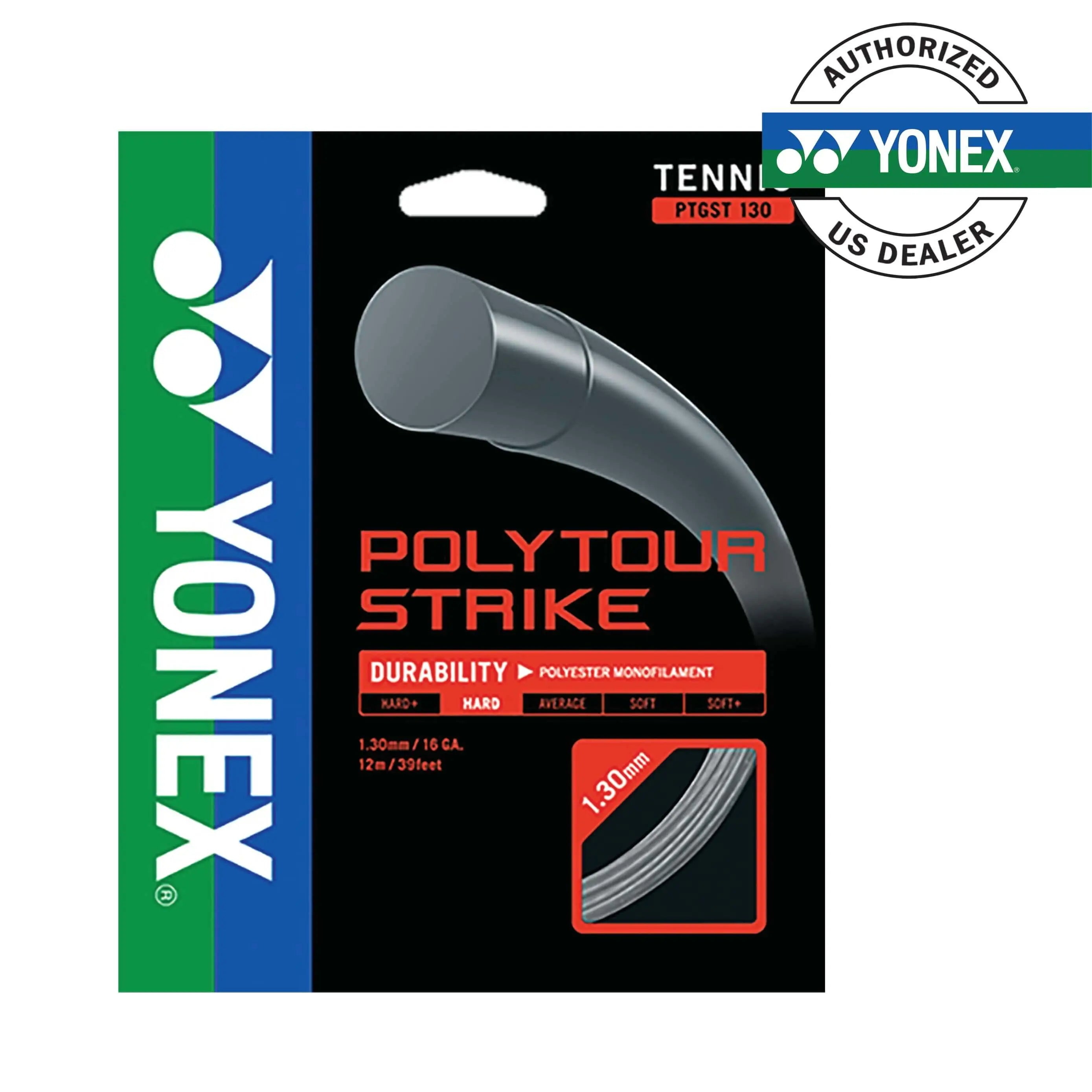 Yonex Polytour Strike 130 Tennis Racket - High-Performance Badminton Racket for Advanced Players | Perfect for Competitive Matches & Training Sessions