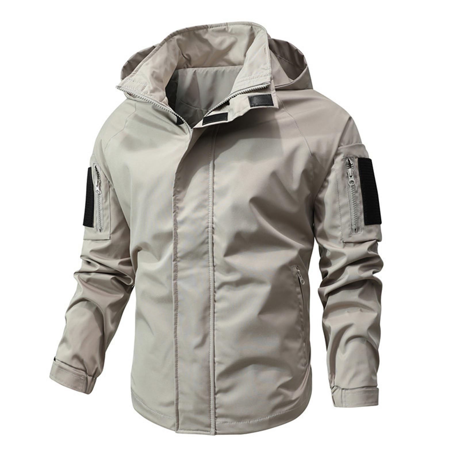 Men's Waterproof Windproof Winter Jacket - Lightweight Insulated Outdoor Parka for Hiking, Camping & Travel - Cold Weather Coat for Fall & Winter Adventures