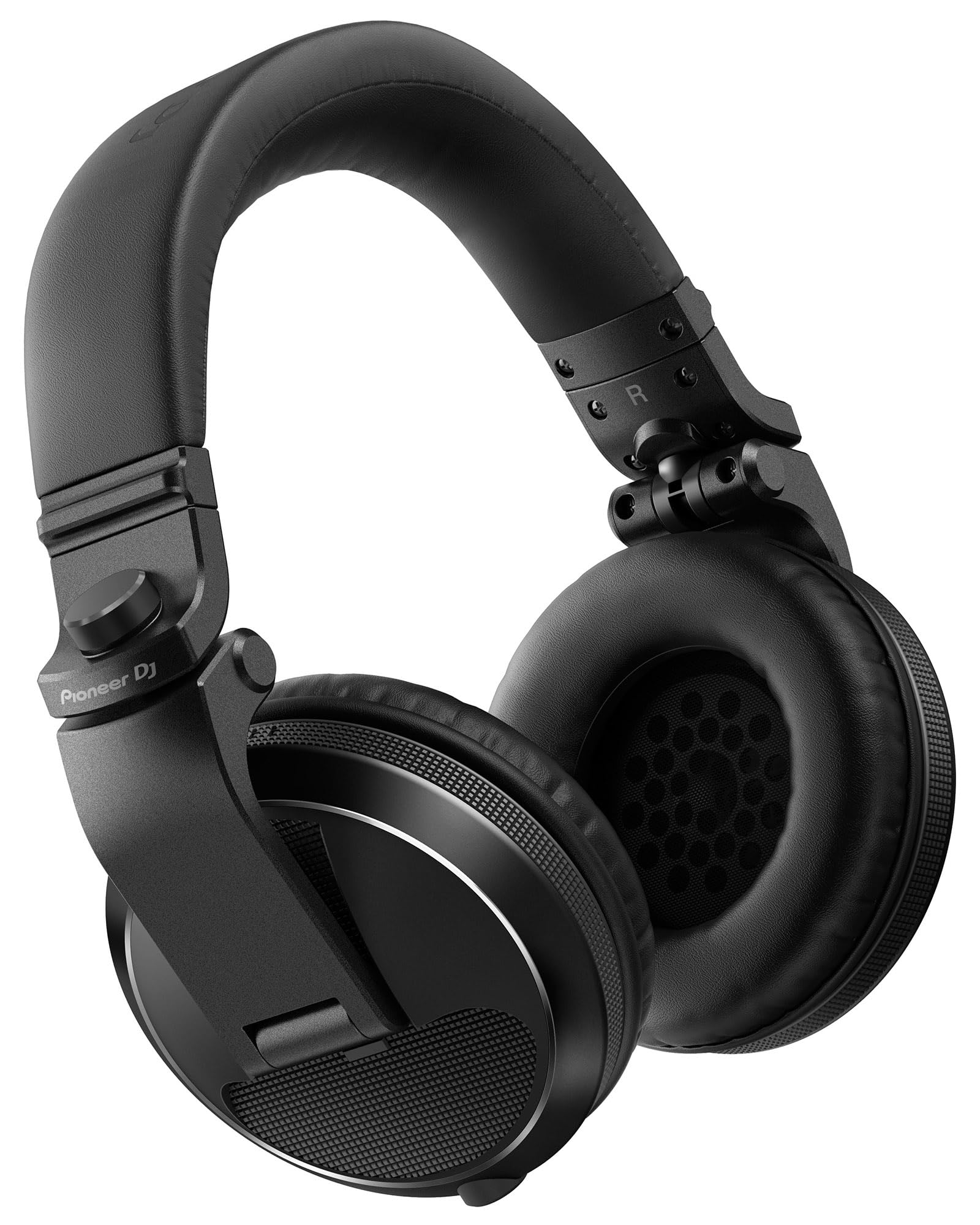 Pioneer HDJ-X5 Professional Over-Ear DJ Headphones with Carrying Case & Cleaning Cloth - High-Quality Sound Isolation for DJing, Music Production & Live Performances (Black)