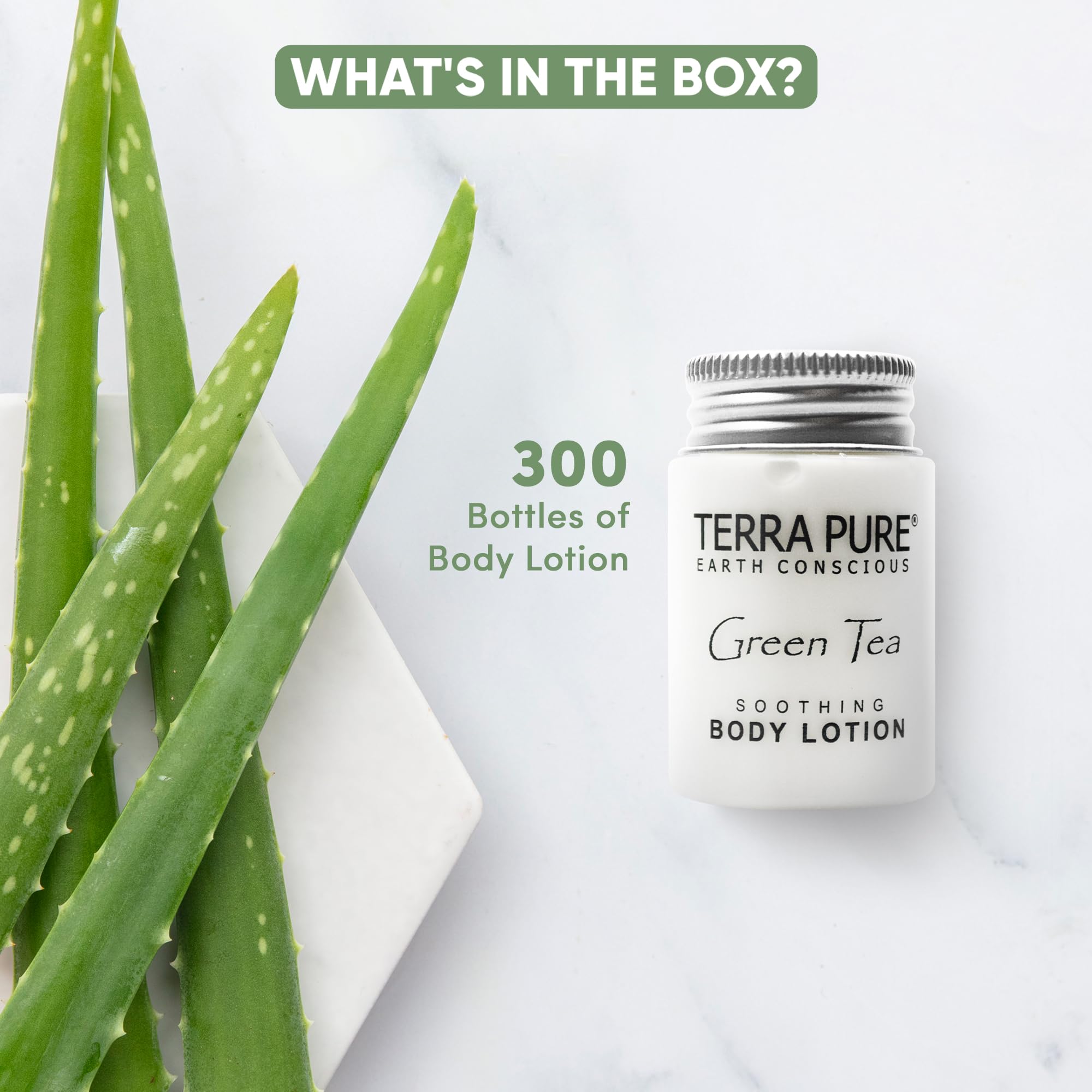 Terra Pure Moisturizing Body Lotion - Travel Size 1 oz (Pack of 300) - Hotel Amenities & Sample Sizes for Hospitality, Spas, Gyms, and Guest Welcome Kits