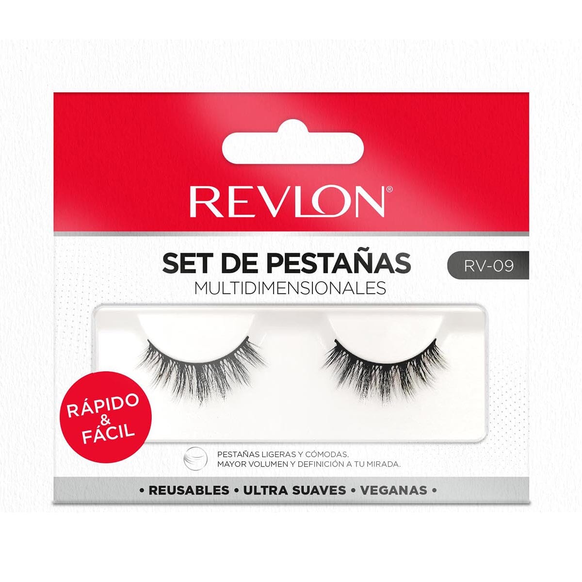 Revlon False Eyelashes - 1 Pair, Style #9, Natural Look for Everyday Wear & Special Occasions