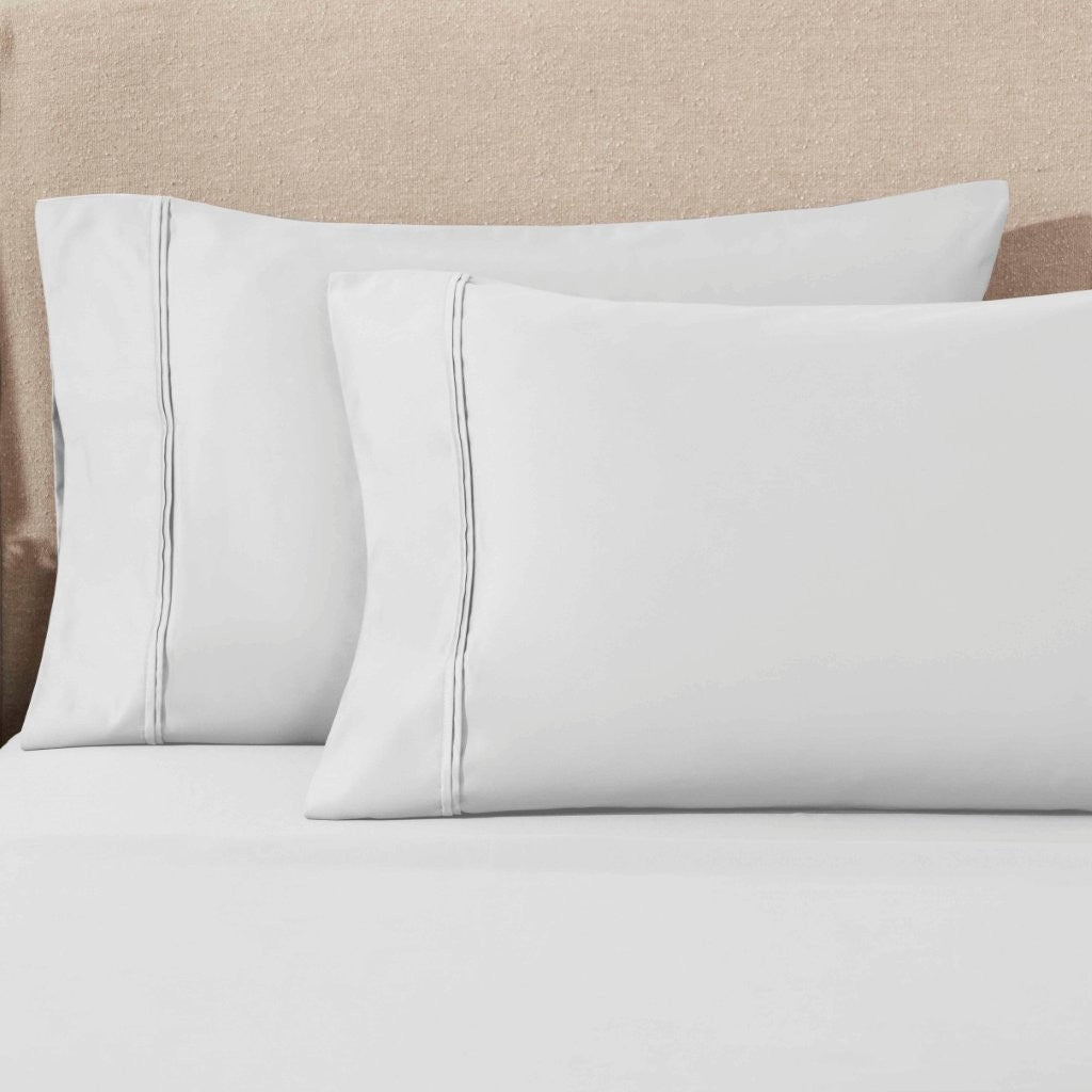 Premium 1200 Thread Count Egyptian Cotton Pillowcase Set - 2 Piece, Ultra Soft & Breathable for Luxury Bedding - Perfect for Home, Hotel, and Spa Use