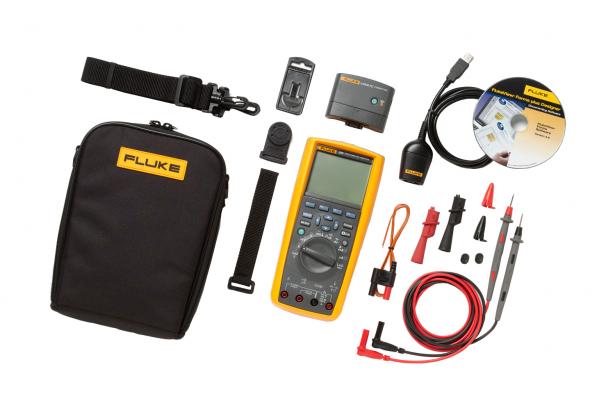 Fluke 289/FVF/IR3000 True RMS Industrial Digital Multimeter with Fluke View Software & IR3000 Module - Perfect for Electrical Testing, HVAC Maintenance, and Industrial Automation