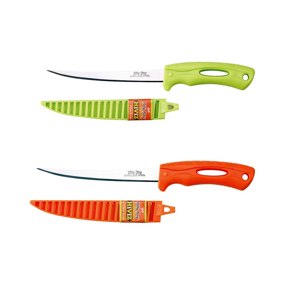 Billy Bay FK6 6-Inch Fillet Knife - Sharp Stainless Steel Fishing Knife for Precise Filleting, Gutting & Cleaning Fish - Perfect for Anglers, Chefs & Outdoor Cooking