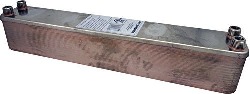 Duda Energy HX3630 30 Plate Stainless Steel Heat Exchanger - 3/4