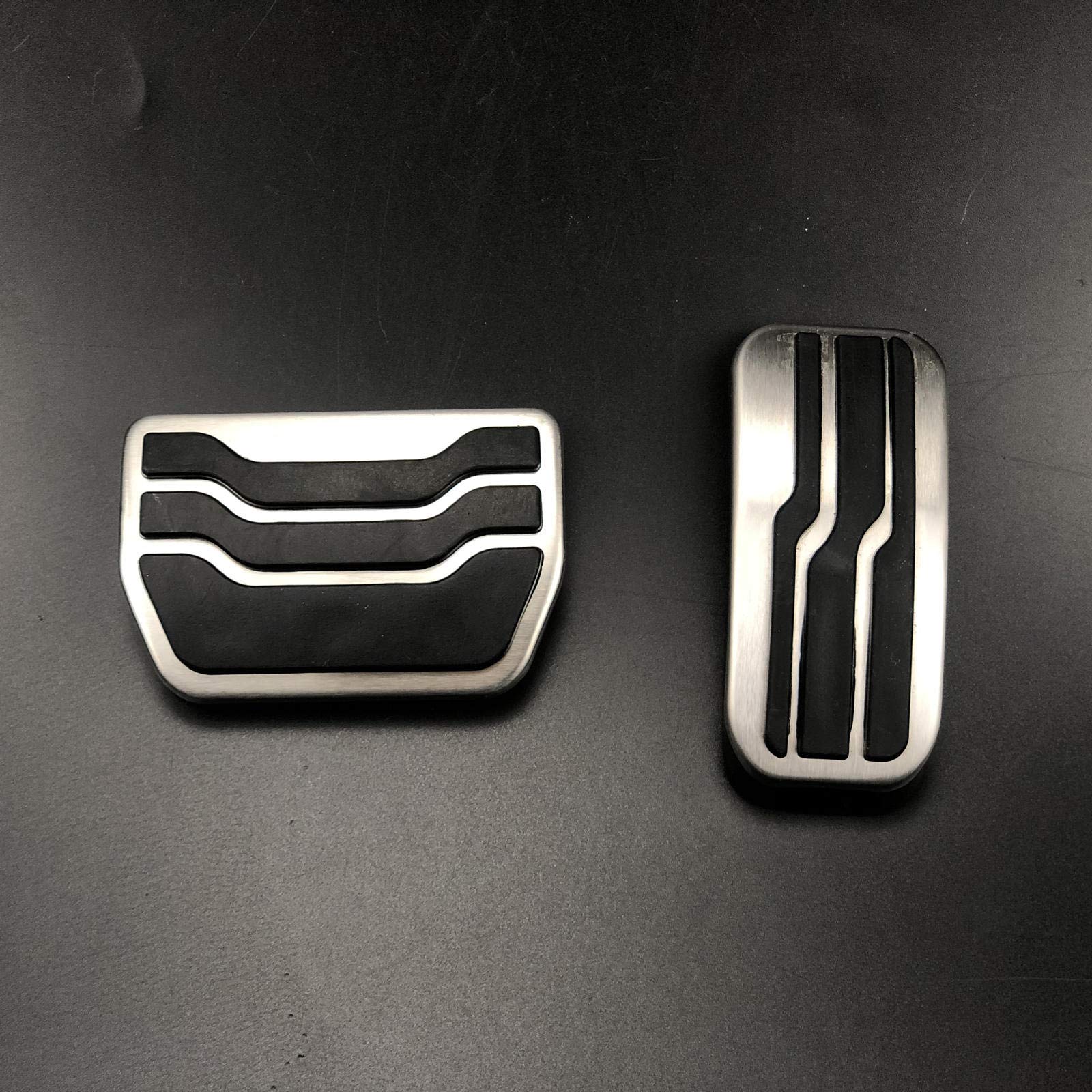 Premium Stainless Steel Car Gas & Brake Pedal Covers for Ford Mondeo Edge Fusion Energi & Lincoln MKZ - Anti-Slip Durable Auto Accessories for Enhanced Driving Safety & Style