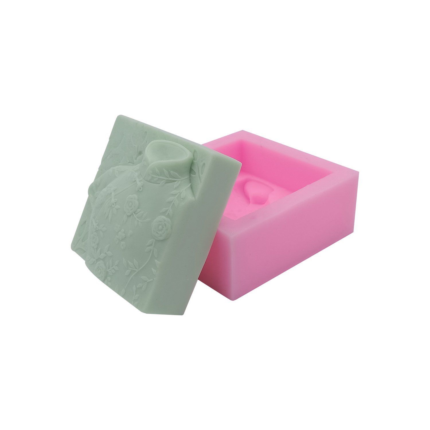 Chinese Cheongsam Silicone Soap Molds - Elegant Qipao Design for DIY Soap, Candle & Resin Crafts - Perfect for Wedding Favors, Bridal Shower Gifts & Home Decor