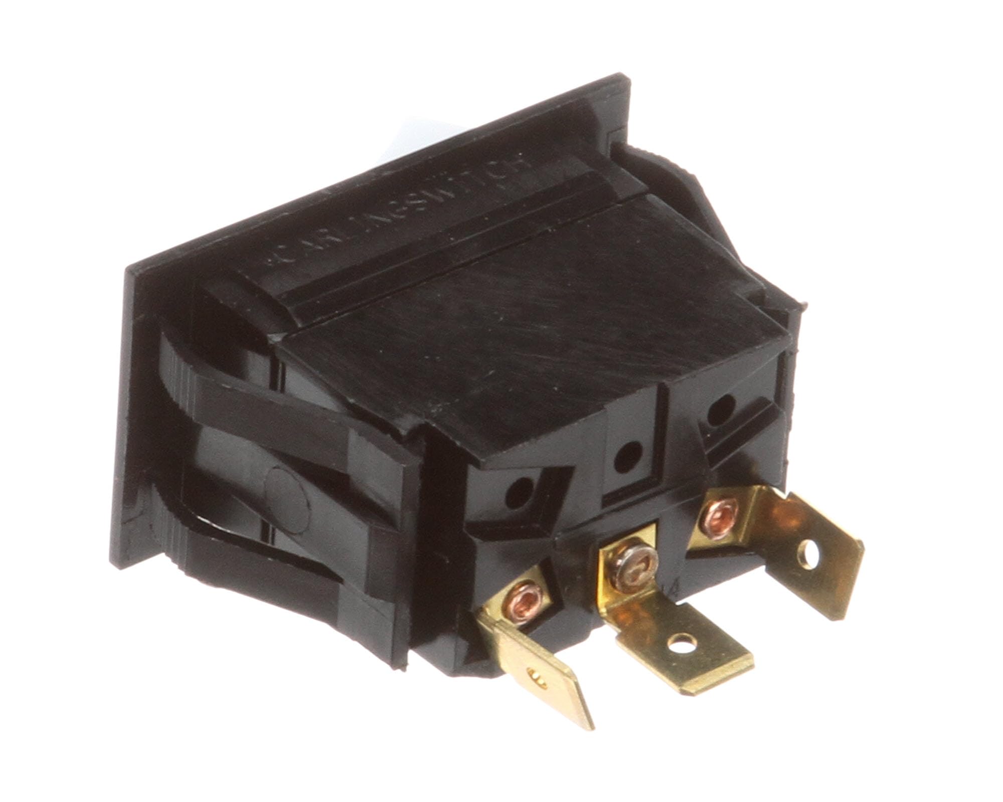 Pitco 60067401 SPST Black Rocker Switch - Heavy Duty On/Off Toggle for Industrial Equipment, Appliances, and Electrical Panels